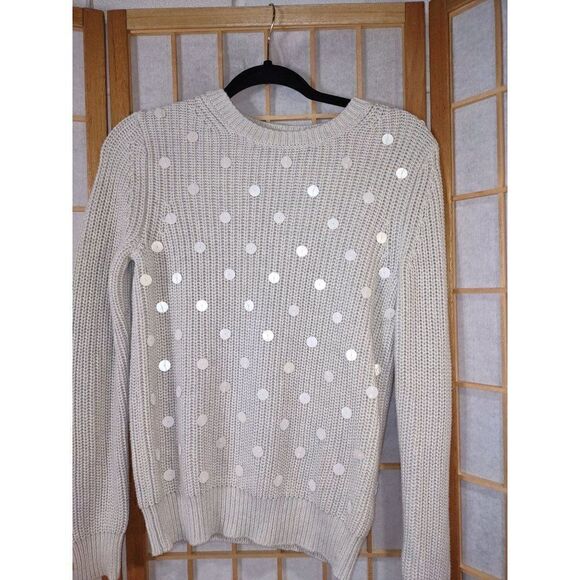 Gap Sm Monochromatic Sequined Sweater - Picture 2 of 14